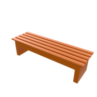 Bench isolated on transparent png