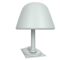 skrivbord lampa isolerat på transparent png