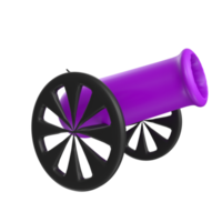 Cannon isolated on transparent png