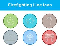 Firefighting Vector Icon Set