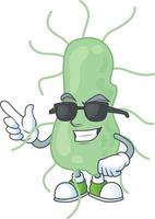 Cartoon character of salmonella vector