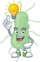 Cartoon character of salmonella vector