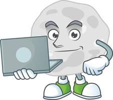 Cartoon character of fibrobacteres vector