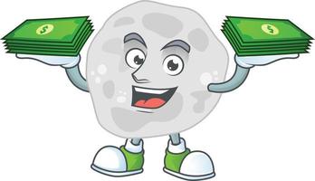 Cartoon character of fibrobacteres vector