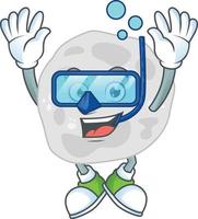Cartoon character of fibrobacteres vector