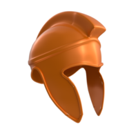 Spartan helmet isolated on transparent png