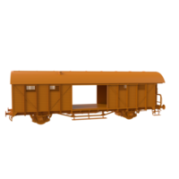 Train vagon isolated on transparent png