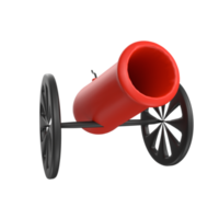 Cannon isolated on transparent png