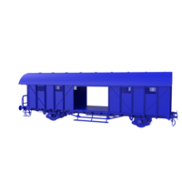 tåg Vagon isolerat på transparent png