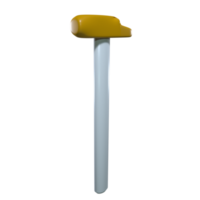 Hammer isolated on transparent png