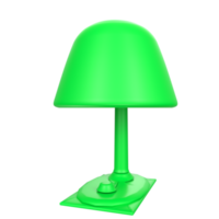 Desk lamp isolated on transparent png