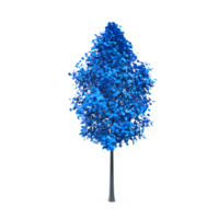 Colorful tree isolated on transparent png