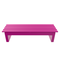 Bench isolated on transparent png