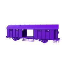 Train vagon isolated on transparent png