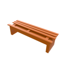 Bench isolated on transparent png