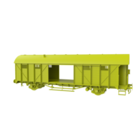 Train vagon isolated on transparent png