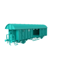 Train vagon isolated on transparent png