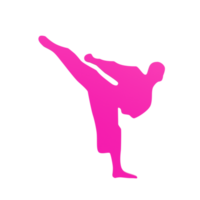 Karate Junge isoliert auf transparent png