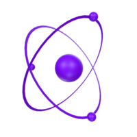 Atom isoliert auf transparent png