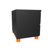 Nightstand isolated on transparent png