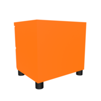 Nightstand isolated on transparent png