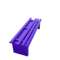 Bench isolated on transparent png