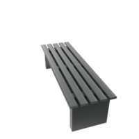 Bench isolated on transparent png