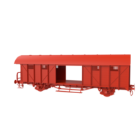 Train vagon isolated on transparent png