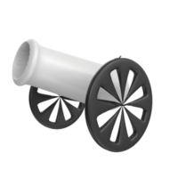 cannone isolato su trasparente png