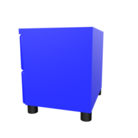 Nightstand isolated on transparent png