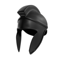 Spartan helmet isolated on transparent png