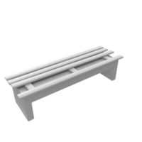 Bench isolated on transparent png