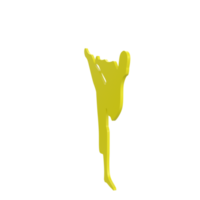 Karate boy isolated on transparent png