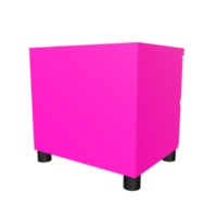 Nightstand isolated on transparent png