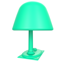 skrivbord lampa isolerat på transparent png