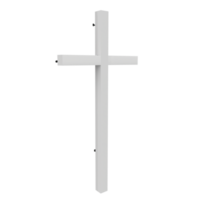 Jesus cross isolated on transparent png