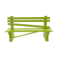 Bench isolated on transparent png