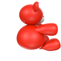 Teddy bear isolated on transparent png