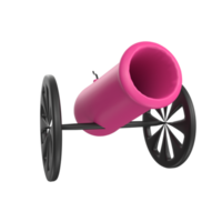 Cannon isolated on transparent png