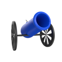 Cannon isolated on transparent png