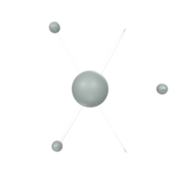 átomo aislado en transparente png