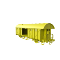 Train vagon isolated on transparent png