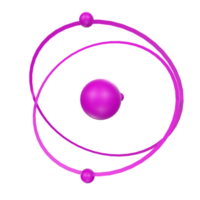 Atom isoliert auf transparent png