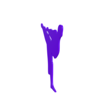 Karate boy isolated on transparent png