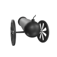 Cannon isolated on transparent png