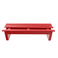 Bench isolated on transparent png