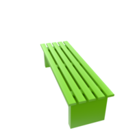 banc isolé sur transparent png