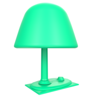 skrivbord lampa isolerat på transparent png