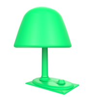 scrivania lampada isolato su trasparente png