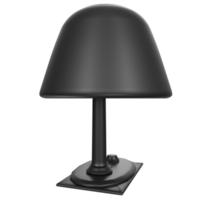 skrivbord lampa isolerat på transparent png